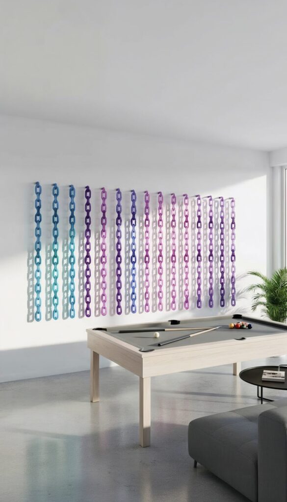 CHAIN WALL ART LINKS