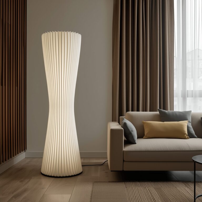 modern 3d printed lamp