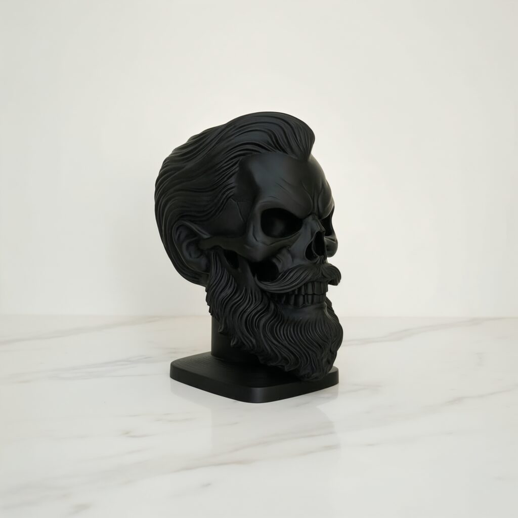 Old School Skull Bust
