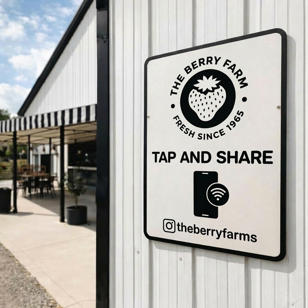 Outdoor NFC Wall Plaque