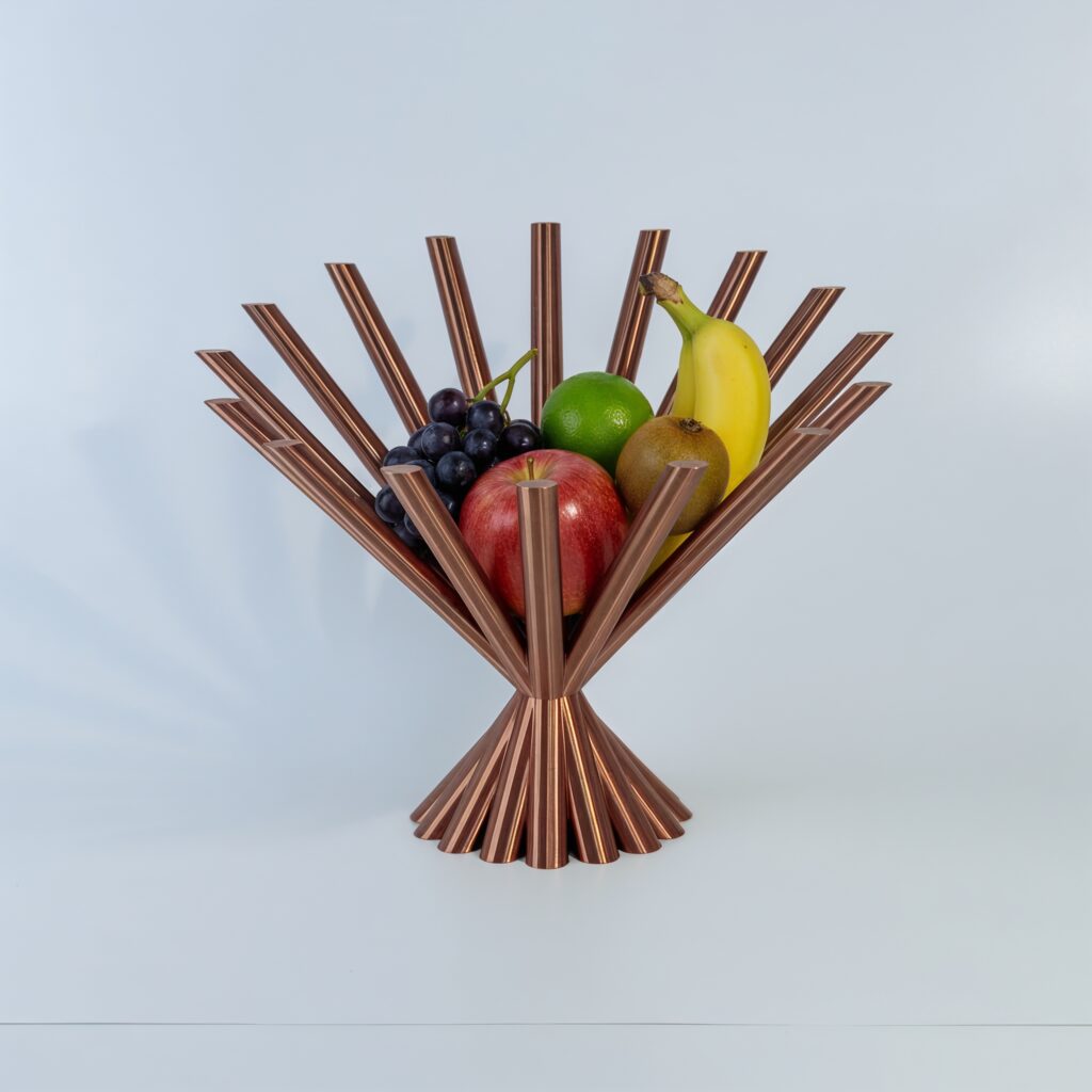 Modern Spoked Fruit Bowl