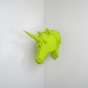wall mounted unicorn head