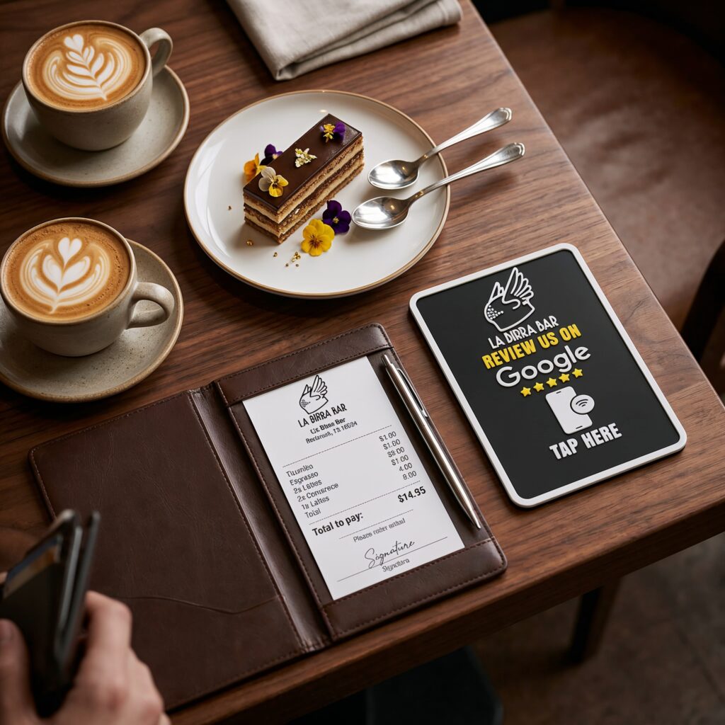 TableTap NFC Google Review Plaque