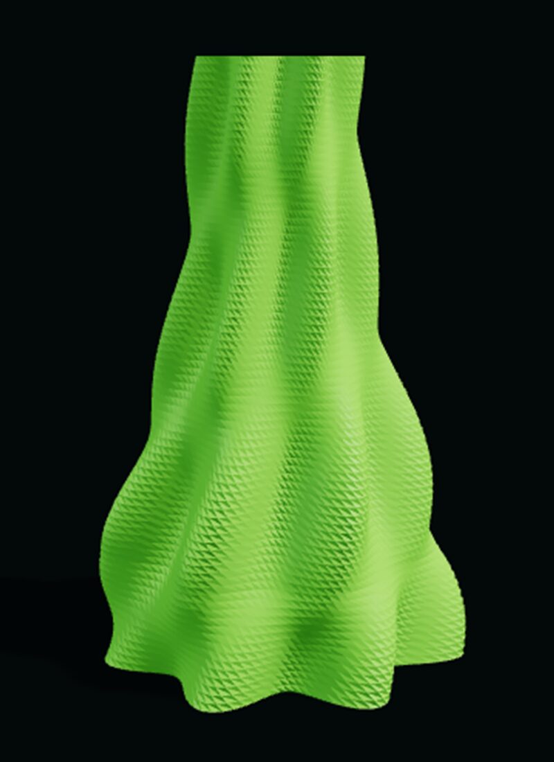 Organic Twist — Plastika3D Custom Vase