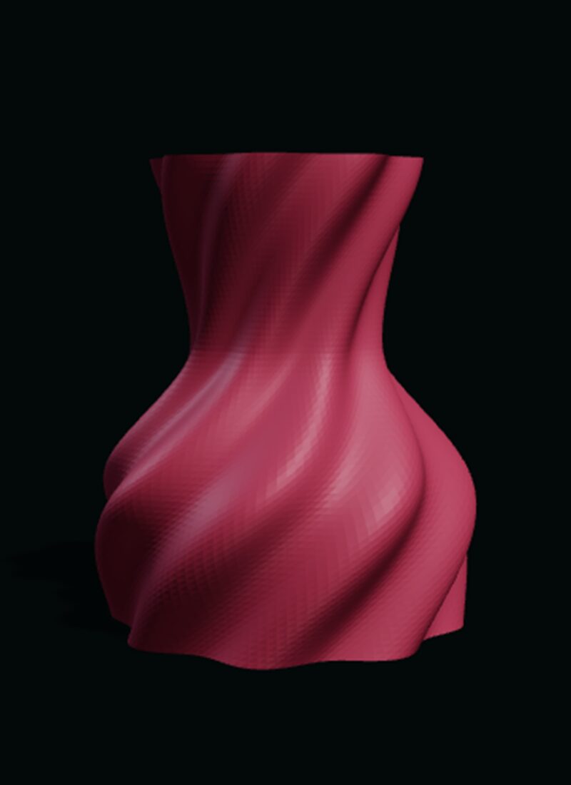 Soft Curve — Plastika3D Custom Vase